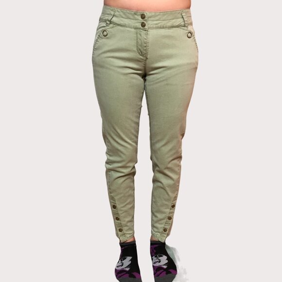 NWOT Sandwich Green Slim Fit Skinny Ankle Pants Size 29 - Picture 1 of 16